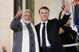 PM Modi Welcome Macron